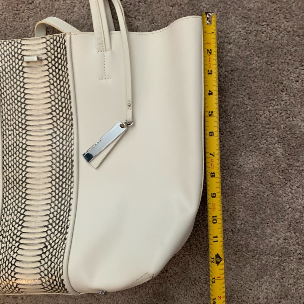 White And Python Print Vince Camuto Tote. - image 7